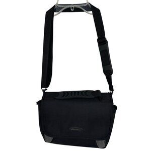 Eddie Bauer Small Messenger Bag Black